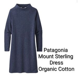 Patagonia Navy Organic Cotton Dress